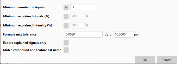 Quality parameters